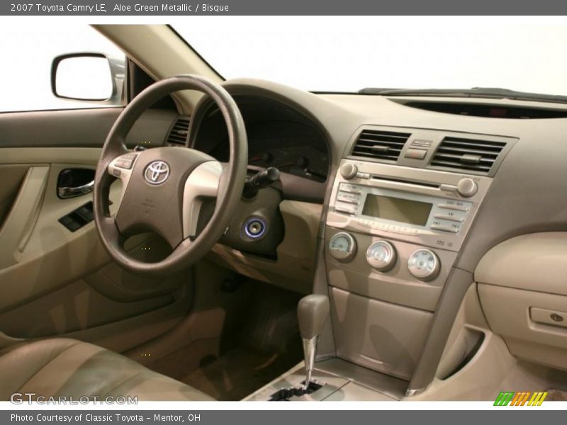 Aloe Green Metallic / Bisque 2007 Toyota Camry LE
