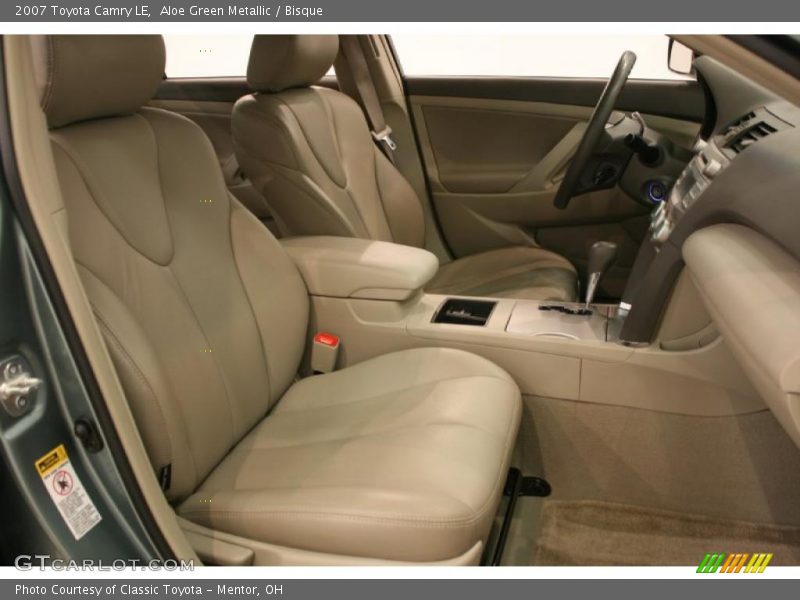 Aloe Green Metallic / Bisque 2007 Toyota Camry LE