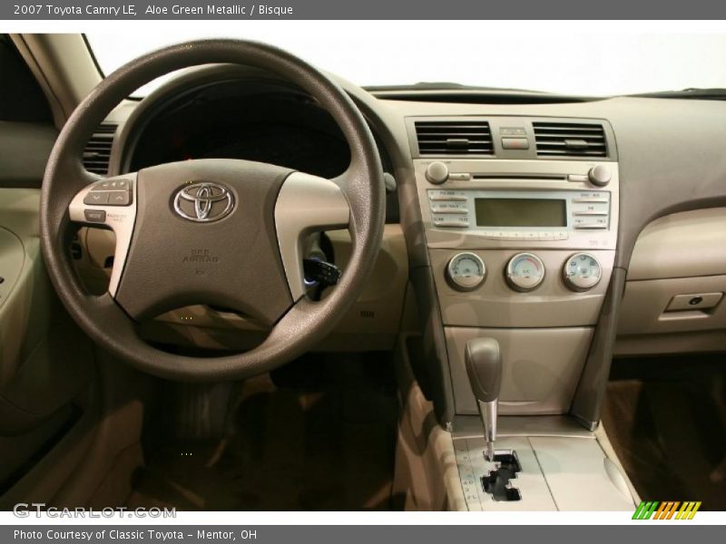 Aloe Green Metallic / Bisque 2007 Toyota Camry LE