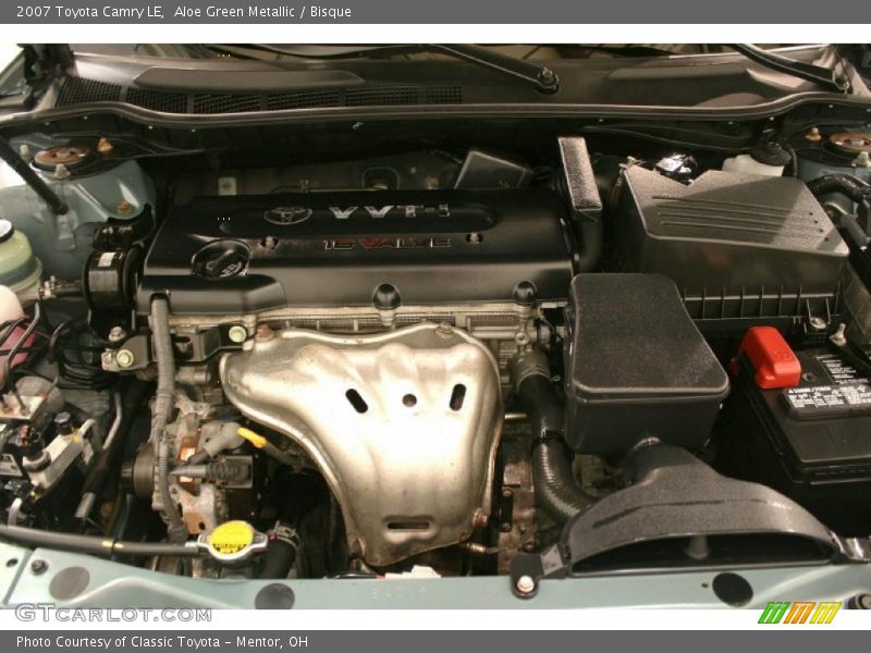 Aloe Green Metallic / Bisque 2007 Toyota Camry LE