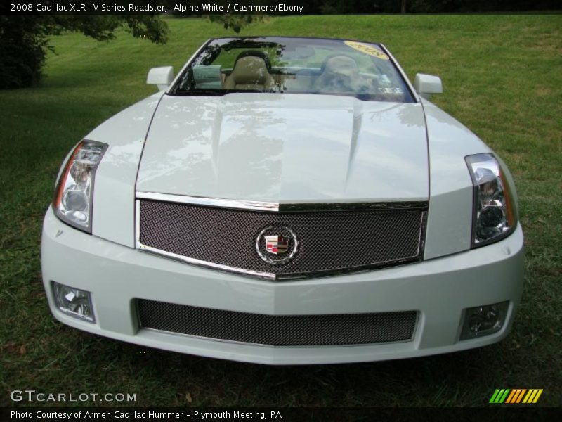Alpine White / Cashmere/Ebony 2008 Cadillac XLR -V Series Roadster