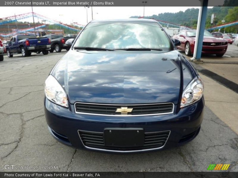 Imperial Blue Metallic / Ebony Black 2007 Chevrolet Impala LT