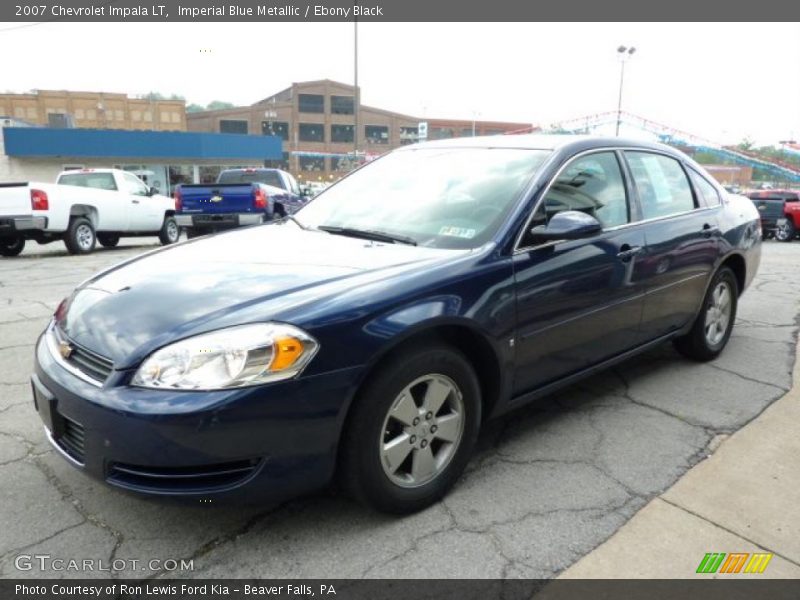 Imperial Blue Metallic / Ebony Black 2007 Chevrolet Impala LT