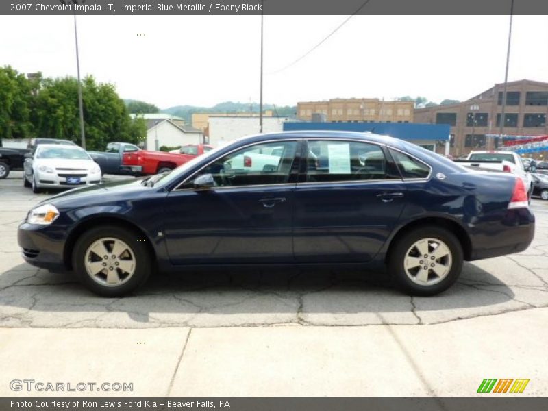 Imperial Blue Metallic / Ebony Black 2007 Chevrolet Impala LT