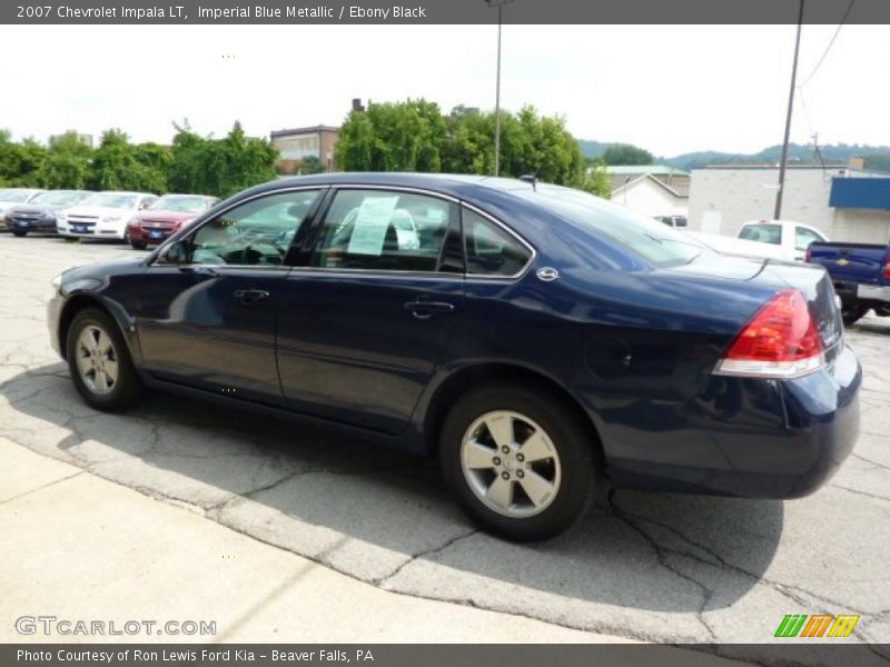 Imperial Blue Metallic / Ebony Black 2007 Chevrolet Impala LT