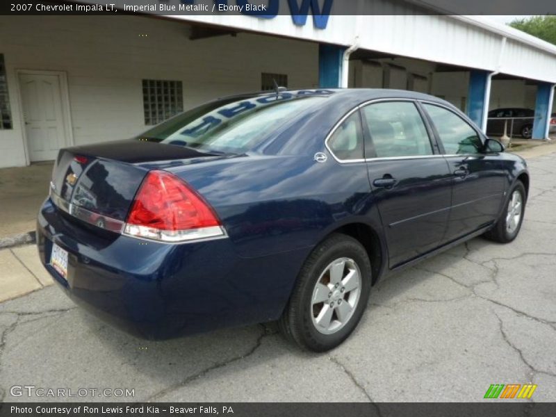 Imperial Blue Metallic / Ebony Black 2007 Chevrolet Impala LT