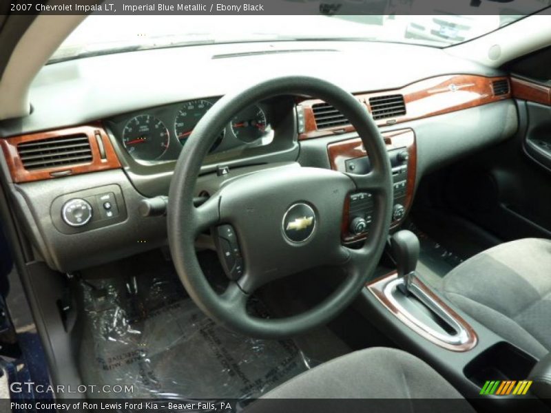 Imperial Blue Metallic / Ebony Black 2007 Chevrolet Impala LT
