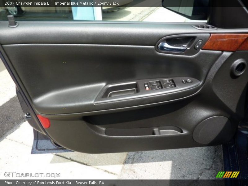 Imperial Blue Metallic / Ebony Black 2007 Chevrolet Impala LT