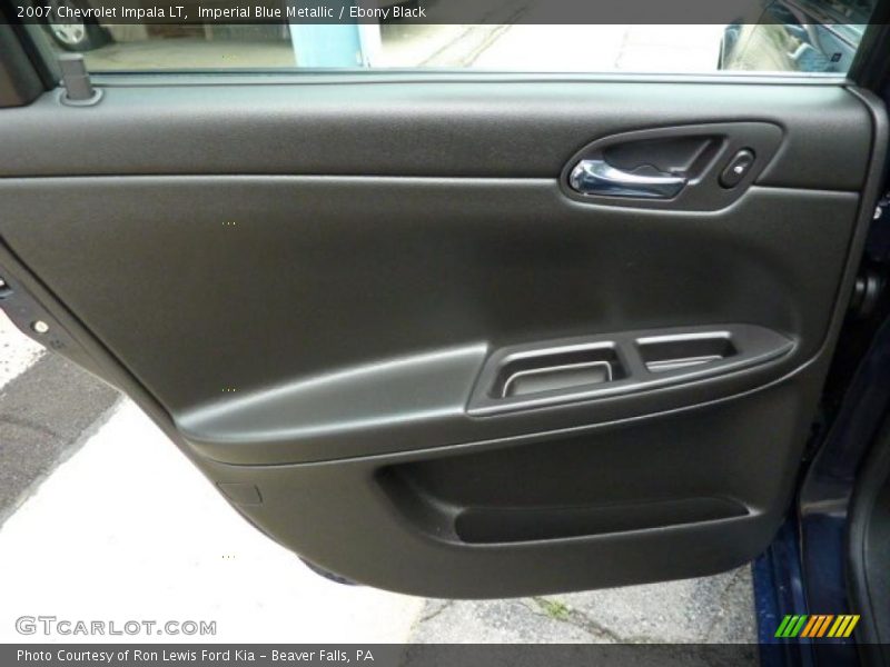 Imperial Blue Metallic / Ebony Black 2007 Chevrolet Impala LT