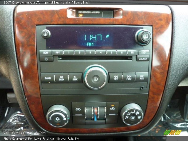 Imperial Blue Metallic / Ebony Black 2007 Chevrolet Impala LT