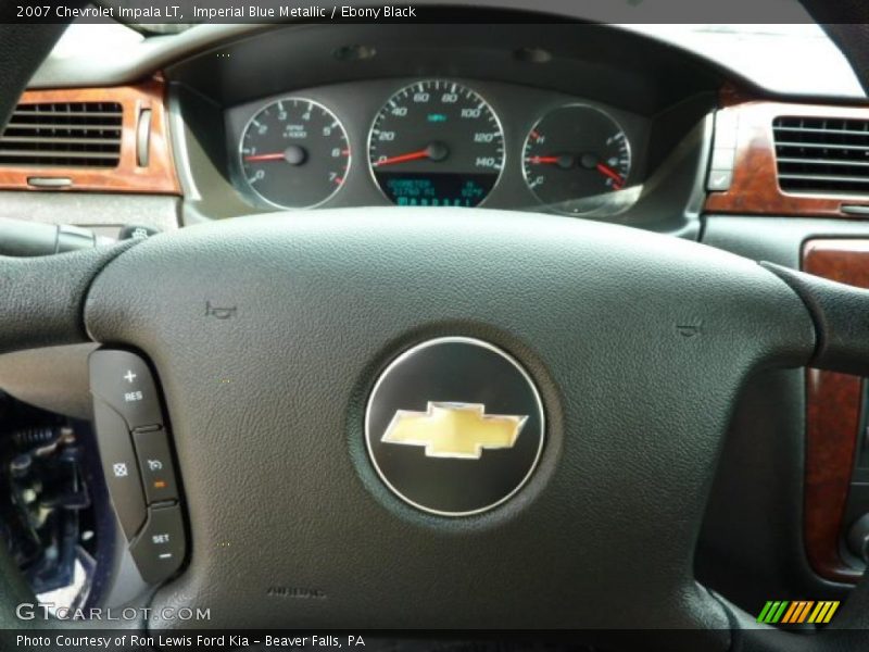 Imperial Blue Metallic / Ebony Black 2007 Chevrolet Impala LT