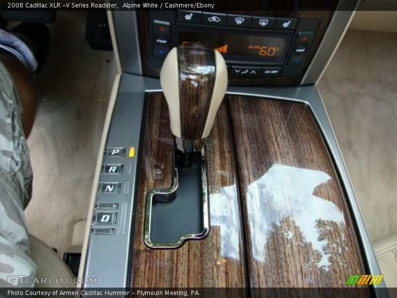 Alpine White / Cashmere/Ebony 2008 Cadillac XLR -V Series Roadster