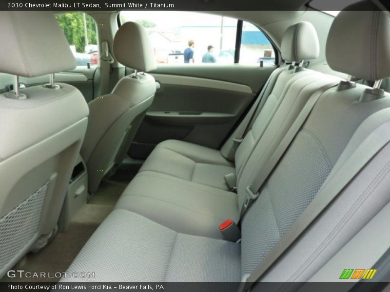 Summit White / Titanium 2010 Chevrolet Malibu LT Sedan
