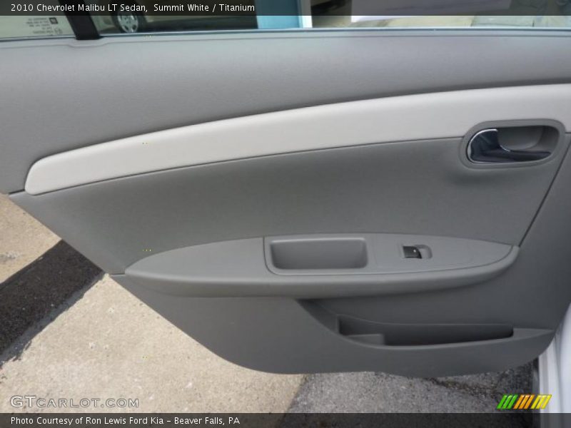 Summit White / Titanium 2010 Chevrolet Malibu LT Sedan
