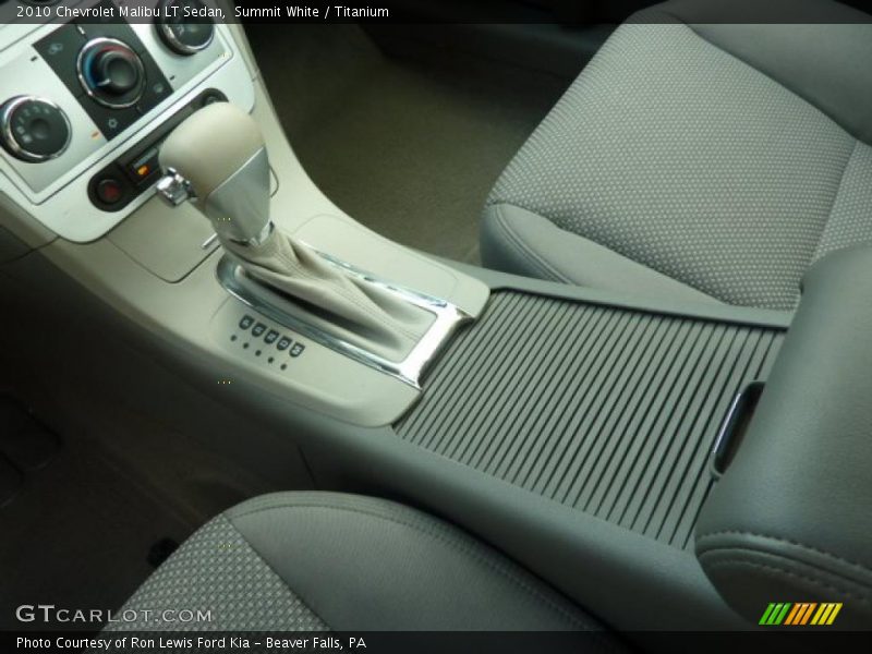 Summit White / Titanium 2010 Chevrolet Malibu LT Sedan