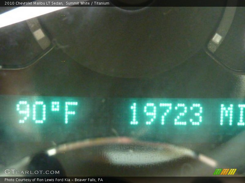 Summit White / Titanium 2010 Chevrolet Malibu LT Sedan