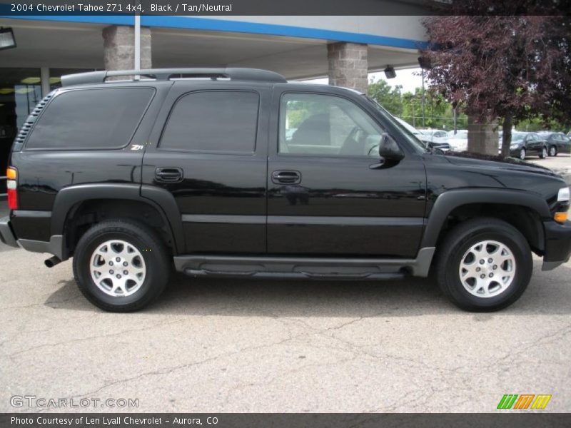 Black / Tan/Neutral 2004 Chevrolet Tahoe Z71 4x4