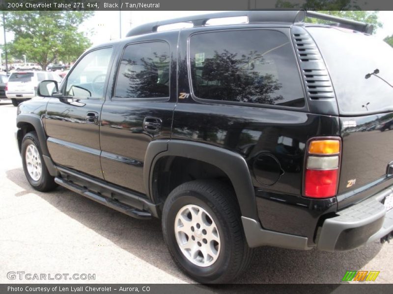 Black / Tan/Neutral 2004 Chevrolet Tahoe Z71 4x4