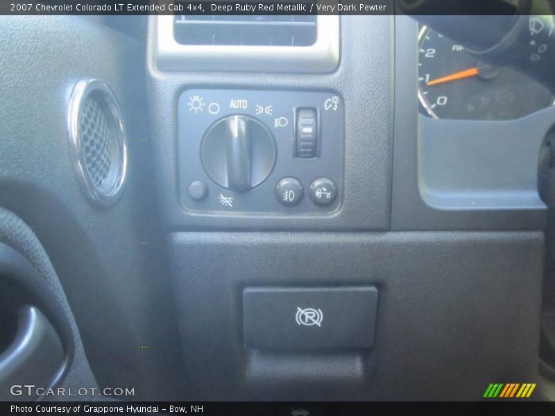 Deep Ruby Red Metallic / Very Dark Pewter 2007 Chevrolet Colorado LT Extended Cab 4x4