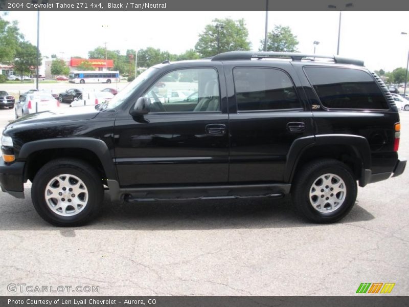 Black / Tan/Neutral 2004 Chevrolet Tahoe Z71 4x4