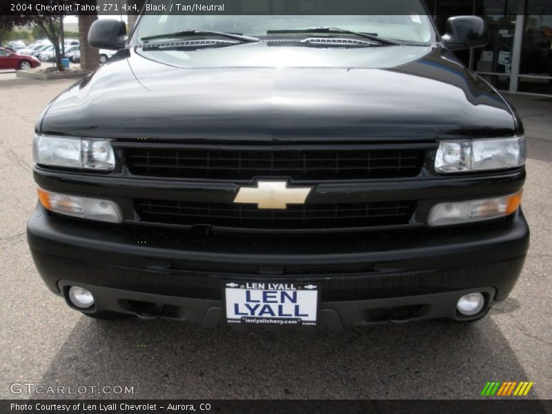 Black / Tan/Neutral 2004 Chevrolet Tahoe Z71 4x4