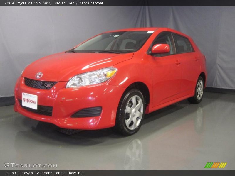 Radiant Red / Dark Charcoal 2009 Toyota Matrix S AWD