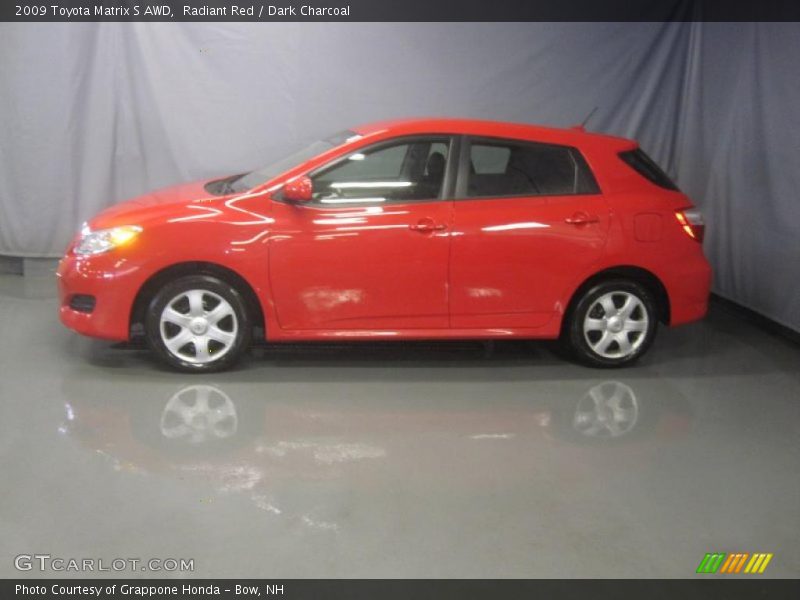 Radiant Red / Dark Charcoal 2009 Toyota Matrix S AWD