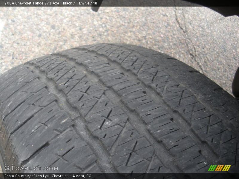 Black / Tan/Neutral 2004 Chevrolet Tahoe Z71 4x4