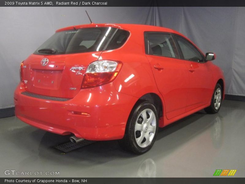 Radiant Red / Dark Charcoal 2009 Toyota Matrix S AWD