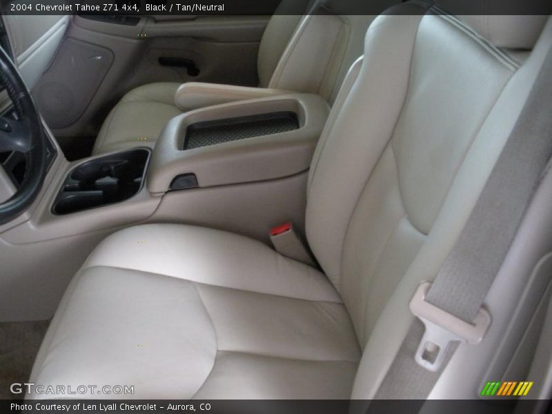 Black / Tan/Neutral 2004 Chevrolet Tahoe Z71 4x4