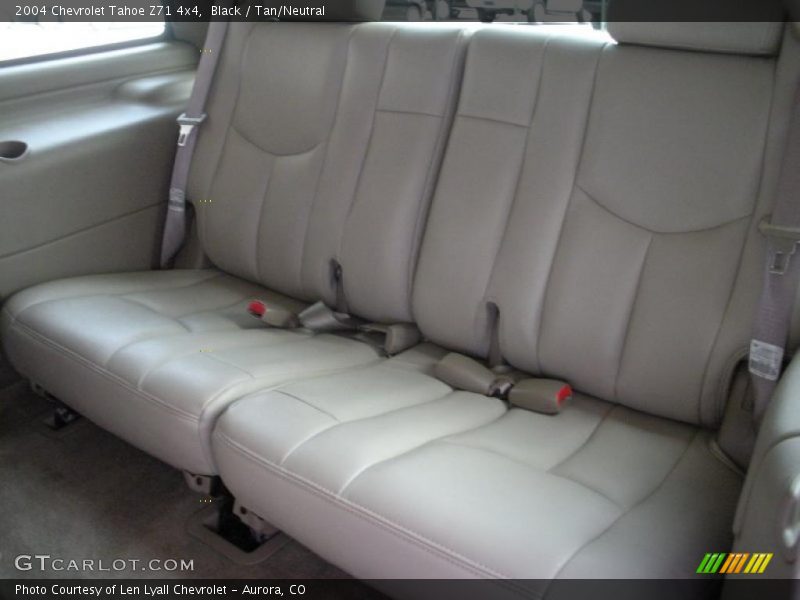 Black / Tan/Neutral 2004 Chevrolet Tahoe Z71 4x4