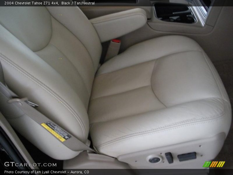 Black / Tan/Neutral 2004 Chevrolet Tahoe Z71 4x4