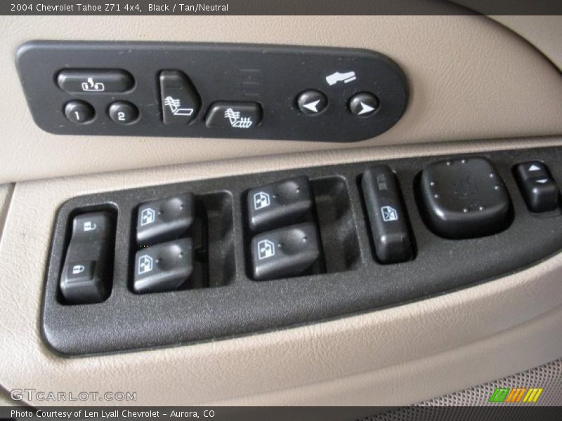 Black / Tan/Neutral 2004 Chevrolet Tahoe Z71 4x4