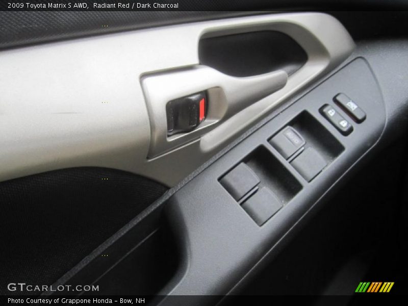 Radiant Red / Dark Charcoal 2009 Toyota Matrix S AWD