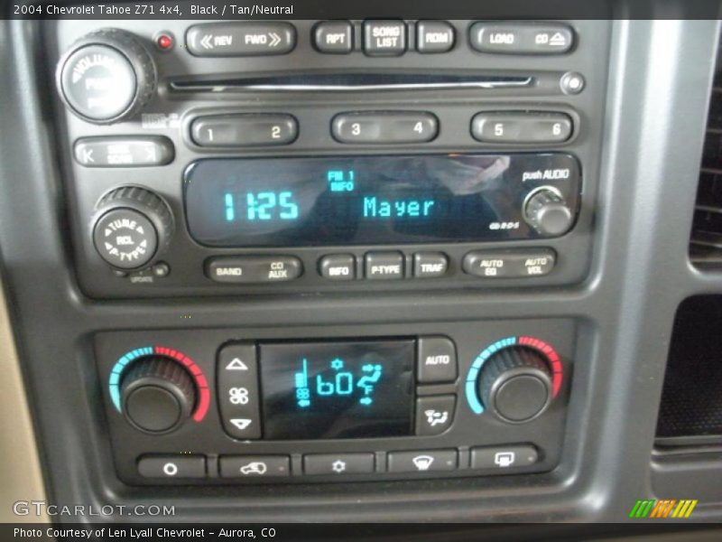 Black / Tan/Neutral 2004 Chevrolet Tahoe Z71 4x4