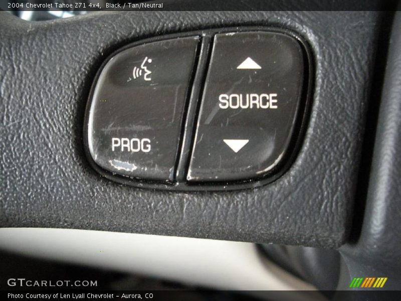Black / Tan/Neutral 2004 Chevrolet Tahoe Z71 4x4
