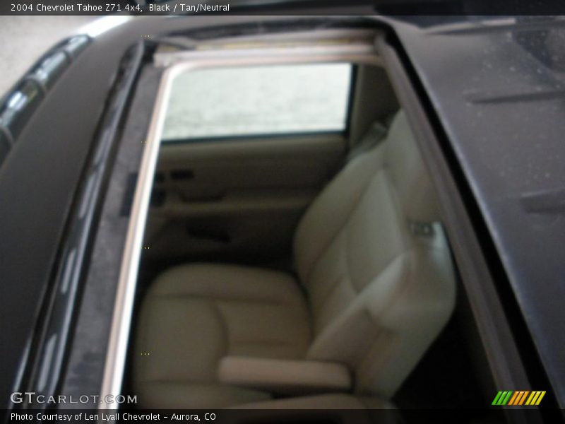 Black / Tan/Neutral 2004 Chevrolet Tahoe Z71 4x4