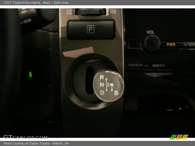 Black / Dark Gray 2007 Toyota Prius Hybrid