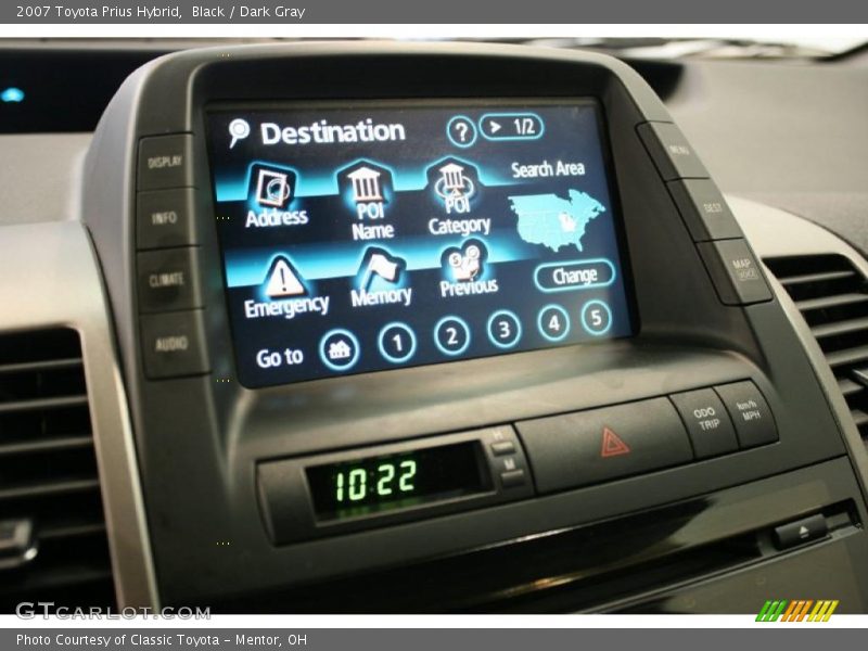 Black / Dark Gray 2007 Toyota Prius Hybrid