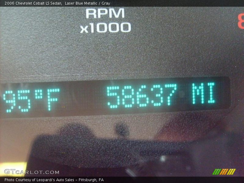 Laser Blue Metallic / Gray 2006 Chevrolet Cobalt LS Sedan