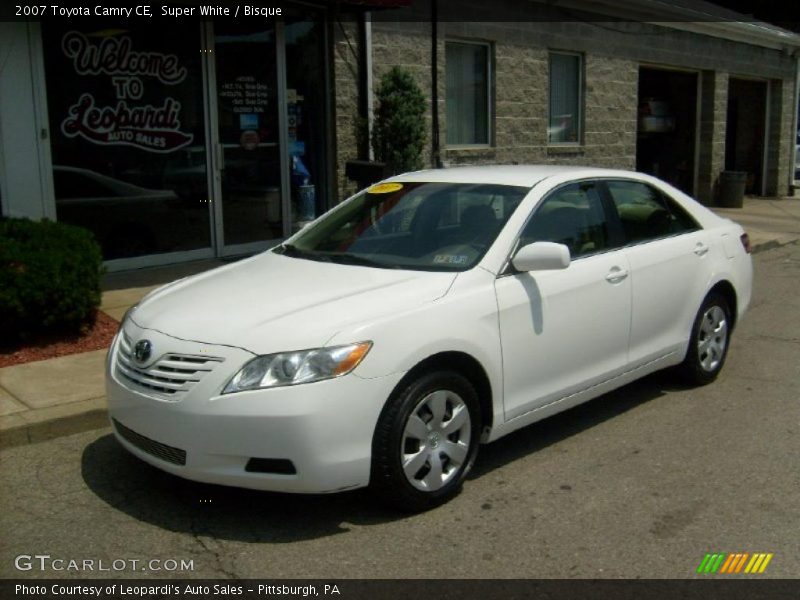 Super White / Bisque 2007 Toyota Camry CE