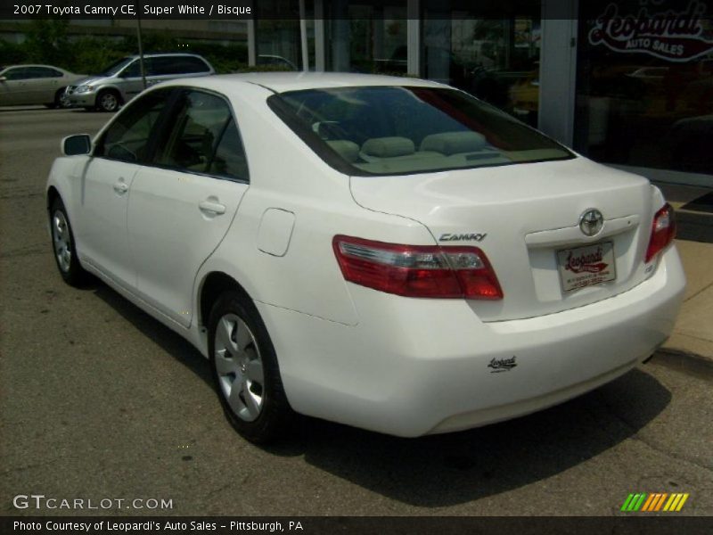 Super White / Bisque 2007 Toyota Camry CE