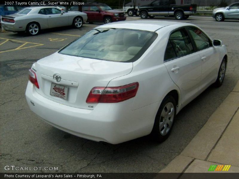 Super White / Bisque 2007 Toyota Camry CE