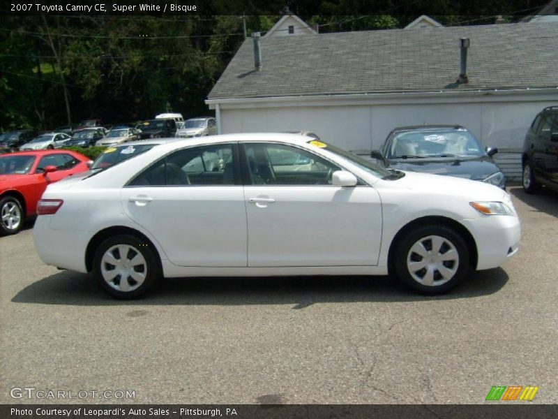 Super White / Bisque 2007 Toyota Camry CE