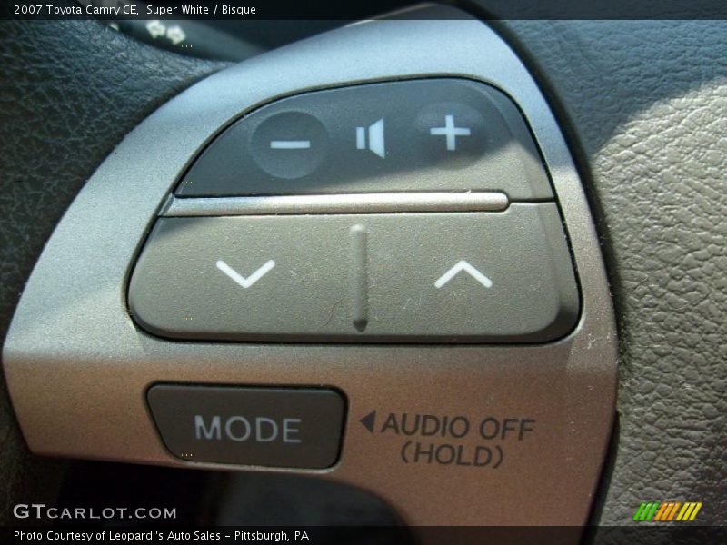 Super White / Bisque 2007 Toyota Camry CE