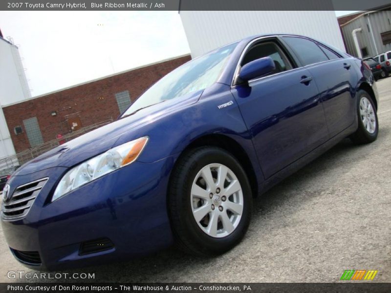 Blue Ribbon Metallic / Ash 2007 Toyota Camry Hybrid