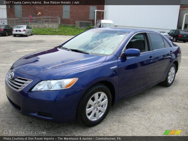Blue Ribbon Metallic / Ash 2007 Toyota Camry Hybrid