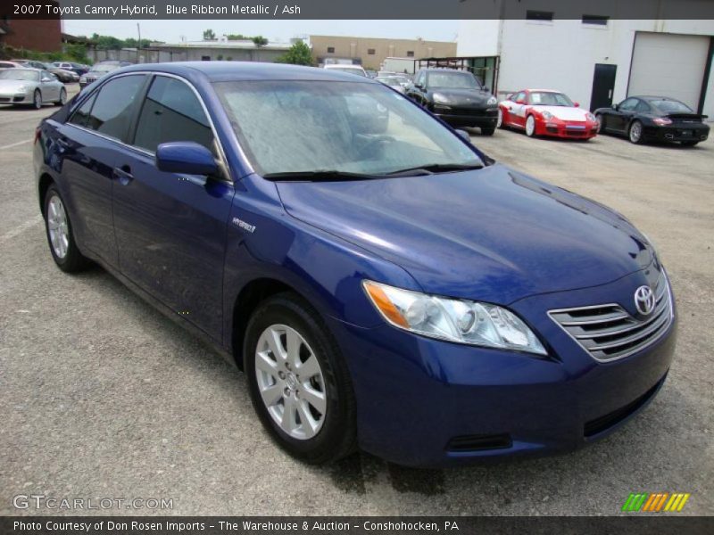 Blue Ribbon Metallic / Ash 2007 Toyota Camry Hybrid