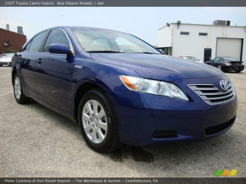 Blue Ribbon Metallic / Ash 2007 Toyota Camry Hybrid