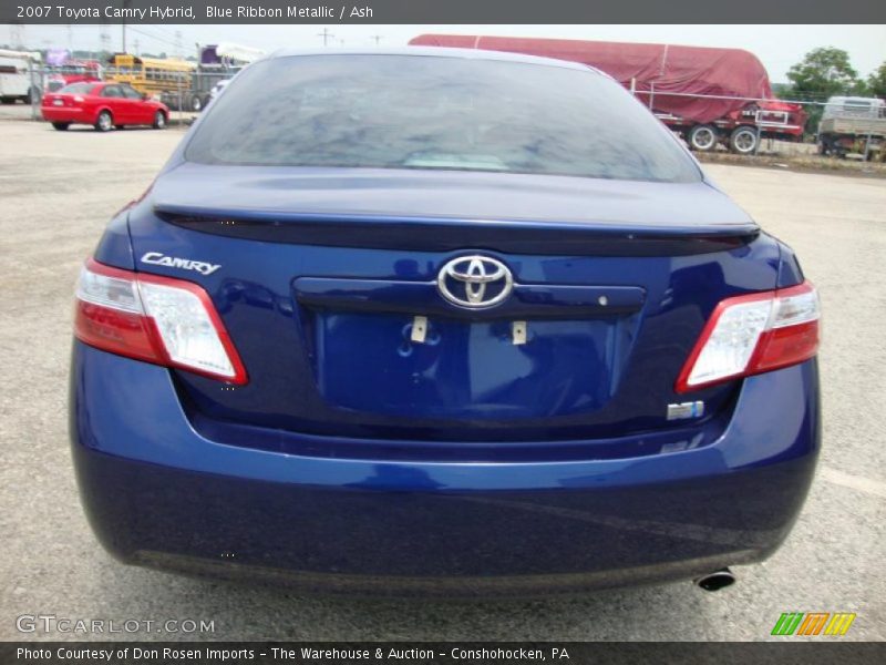 Blue Ribbon Metallic / Ash 2007 Toyota Camry Hybrid
